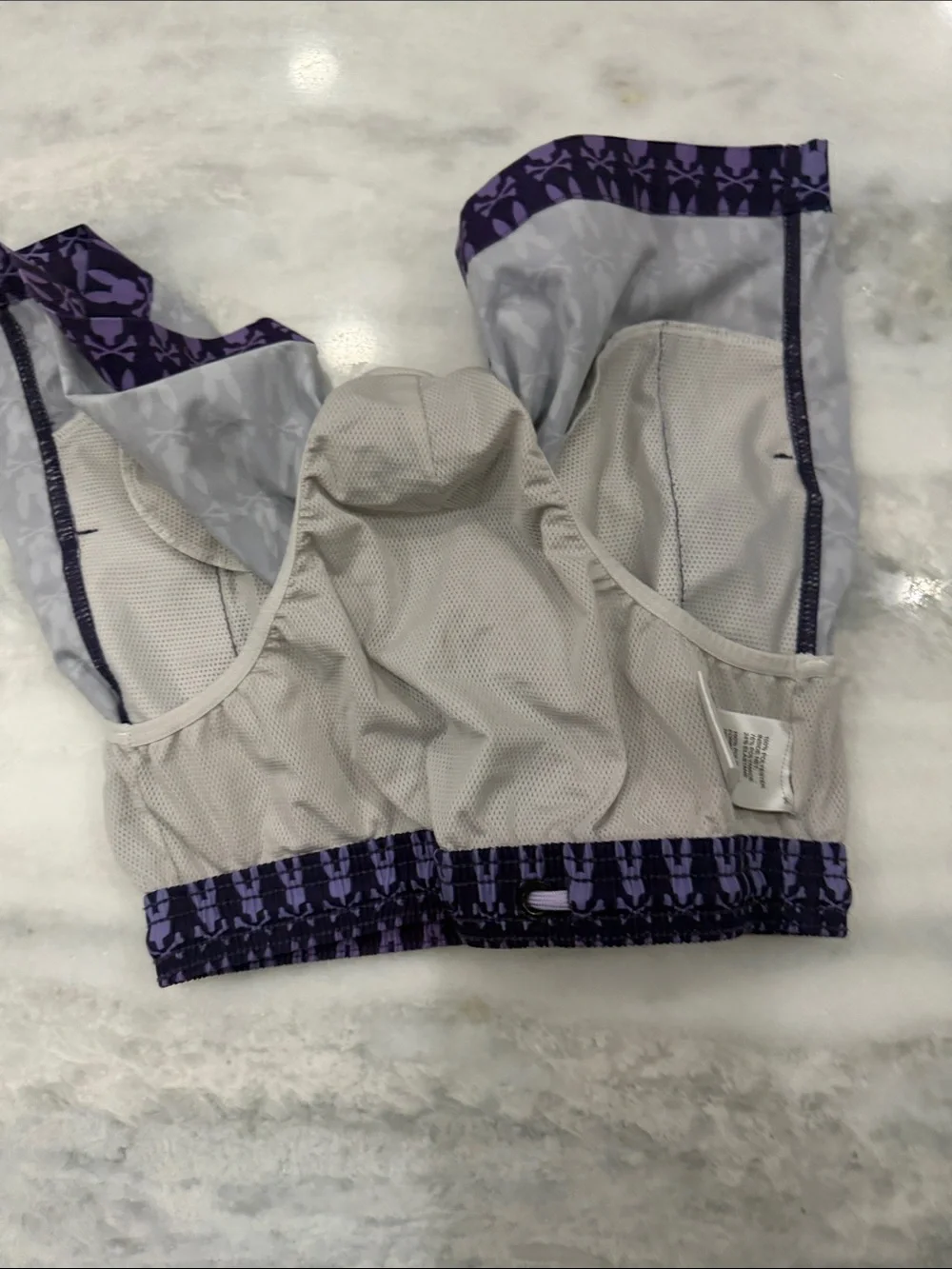 Psycho Bunny Purple Graphic Swim Trunks